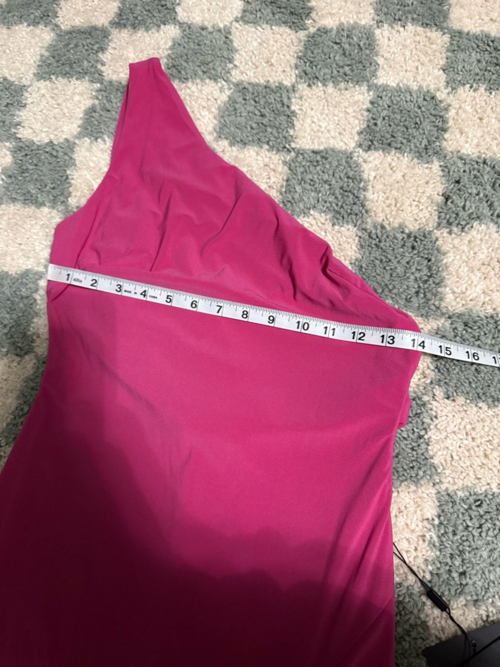 MAC DUGGAL Ieena NWT Maxi Gown Jersey One Shoulder Draped Back New Barbie Event - Picture 9 of 15